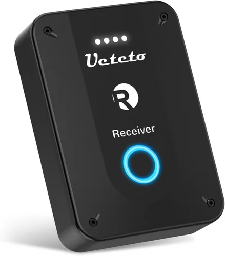 Ueteto Sistema de monitor inalámbrico en el oído, sistema estéreo IEM de 2.4 G con transmisor y receptor de cinturón de emparejamiento automático,