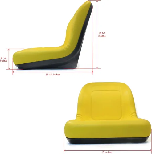 Miniatura 2 de Conjunto de 2-Asientos de respaldo alto para-John-Deere-Trail-Worksite-amp-Turf-Gator-4X2 6X4 LGT100YL