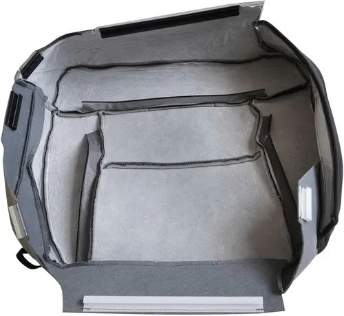 Miniatura 7 de NLQR Funda de asiento de tela de repuesto para parte inferior del conductor delantero y cojín de espuma compatible con Ford F150 2004-2008