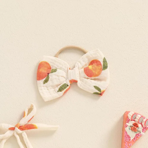 Miniatura 108 de Mameluco para bebés y niñas de 3, 6, 9, 12, 18 meses, enterizo de manga corta, fruncido, faldas y dobladillo, diadema