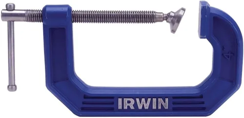 Miniatura 4 de IRWIN Herramientas Abrazadera en C de agarre rápido, de 5 pulgadas (225105)