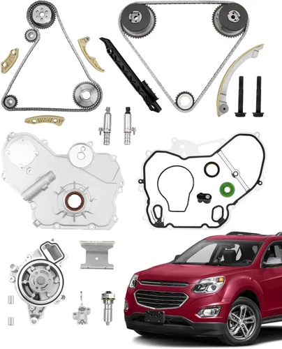Miniatura 17 de Kit de cadena de distribución 2.4 L, compatible con 2009-2017 Chevy Captiva Equinox HHR Impala Malibu/GMC Terrain/Buick Lacrosse Regal Engine 2.4L