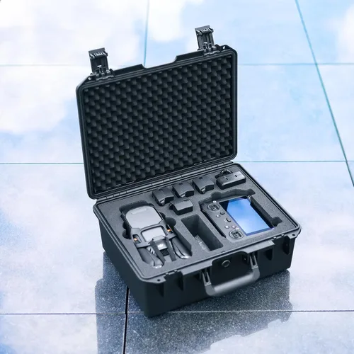 Miniatura 6 de Lykus Titan M350 - Funda rígida impermeable para DJI Mavic 3 Pro/Classic, RC Pro y DJI RC simultáneamente, compatible con cordón RC [solo funda]