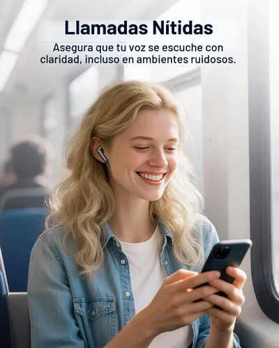 Miniatura 2 de kurdene Auriculares inalámbricos Bluetooth, Bluetooth 5.4, auriculares de 42 horas de reproducción larga con micrófonos para llamadas claras