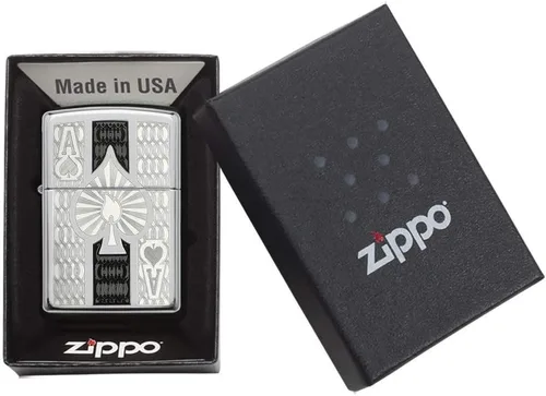 Miniatura 5 de Zippo Encendedores Ace Cromo