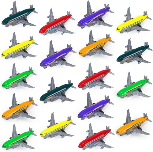 Miniatura 7 de Paquete de 8 juguetes de avión para niños de 3, 4, 5, 6 a 9 años, aviones de metal fundido a presión, aviones de combate, aviones a chet
