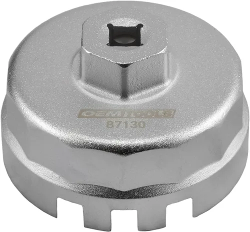 OEMTOOLS 87130 Llave de filtro de aceite de 2.520 in con 14 flautas para uso con Toyota y Lexus, llave de filtro de aceite de 2.520 in, llave de