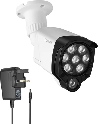 Miniatura 10 de LONNKY Iluminador LED IR gran angular 8-LEDs 90 grados 100ft IR luz de inundación infrarroja para cámaras de seguridad CCTV, cámara IP, cámara bala