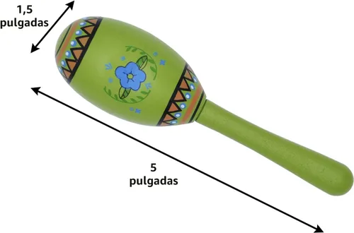 Miniatura 3 de JOYIN 12 mini maracas de madera para fiestas mexicanas, recuerdos de fiesta del Cinco de Mayo, diversión musical, fiestas de cumpleaños, fiesta