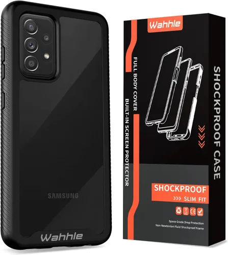 Miniatura 7 de Compatible con Funda Samsung Galaxy A52, Protector de Pantalla Integrado de Cuerpo Completo a Prueba de Golpes Ajuste Delgado Parachoques Funda