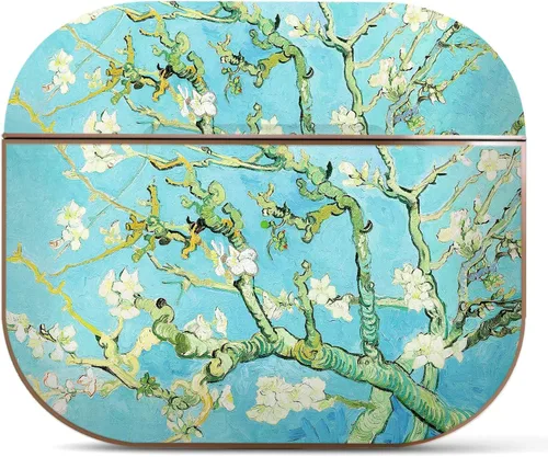 Miniatura 17 de Berkin Arts Funda compatible con AirPods de 1ª generación, funda para AirPods de 2ª generación, funda protetiva ultradelgada con llavero, arte