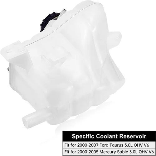 Miniatura 5 de EVIL ENERGY Depósito de refrigerante con tapa, Compatible con Taurus 2000-2007, Mercury Sable 3.0L V6 2000-2005, Reemplazo para 603-203