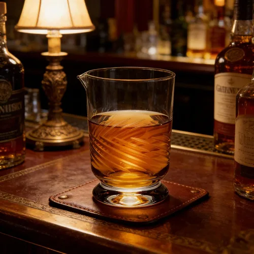 Miniatura 3 de Homestia Vaso mezclador de cóctel de cristal con tallo de 22 onzas, vidrio agitador sin plomo con base pesada para Martini, Old Fashioned