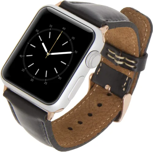 Miniatura 15 de Tuscany - Correa de reloj de cuero prémium para Apple Watch Series 11, 10, 1.654 in, Series 9, 8, 7, 6, 5, 4, 3 y SE 3/2/1 de 1.614 pulgadas, 1.575