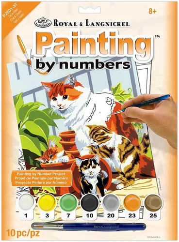 Miniatura 16 de Royal & Langnickel Pintura por números Junior Pequeño Kit de actividades artísticas, cachorro salchicha (PJS51)