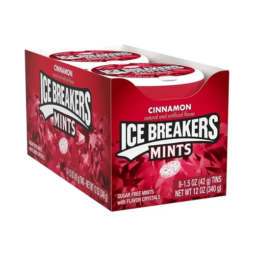Miniatura 3 de Ice Breakers, latas de mentas sin azúcar con sabor a canela, 1.5 oz (8 unidades)