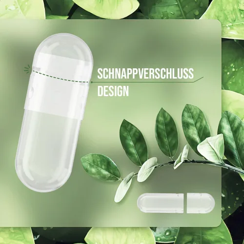 Miniatura 4 de Cápsulas vacías de gelatina tamaño 4 cápsulas vacías transparentes, 100 unidades, cápsulas de gel pequeñas rellenables, cápsulas de gelatina DIY, 4