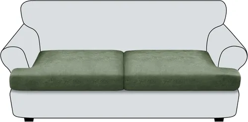 Miniatura 129 de Funda de cojín para sofá con aspecto de cuero, 1 unidad, elástica, para sala de estar, funda de cojín individual para sofá, protector de asiento