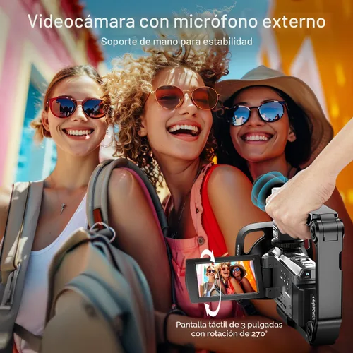 Miniatura 7 de Cámara de video 8K 88MP UHD WiFi Vlogging Cámaras para YouTube 18X zoom digital IR visión nocturna 3.0 pulgadas videocámara pantalla táctil