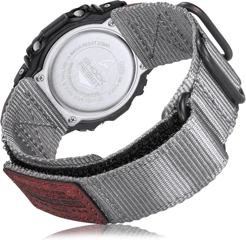 Miniatura 18 de Correa de reloj de repuesto de 0.630 in para Casio GA-100/100C/110/120/135/140/150/200/201/300/310/400/700/710/710/735/800/2100/2110, diseño