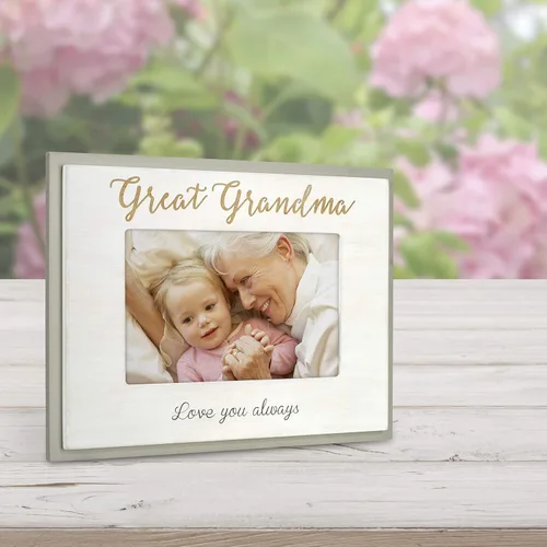 Miniatura 3 de Malden International Designs 80116-46 - Láser para abuela 4 x 6 para el Día de la Madre, color blanco, gris