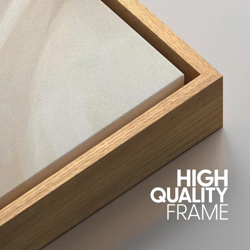 Miniatura 35 de SIGNWIN Lienzo enmarcado para pared, arte con pinceladas de flujo neutro en tonos beige abstractos, ilustraciones, arte moderno, decorativo