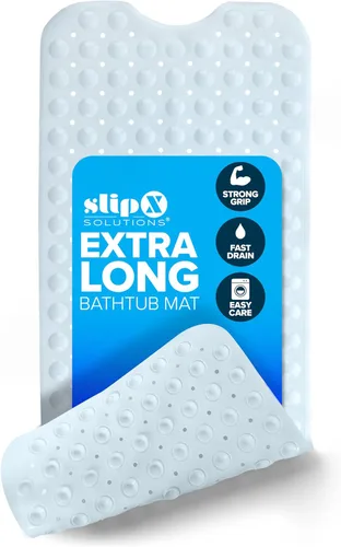 Miniatura 11 de SlipX Solutions - Alfombrilla extra larga y de agarre fuerte para bañera y ducha, para ancianos y niños, de 39 x 16 pulgadas, antideslizante