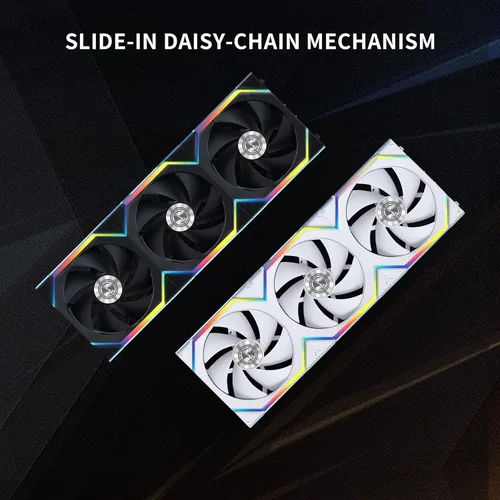 Miniatura 3 de Lian Li UNI Fan SL - Ventilador inalámbrico ARGB de 4.724 in, paquete individual, señal inalámbrica de 2.4 GHz para control RGB y ventiladores