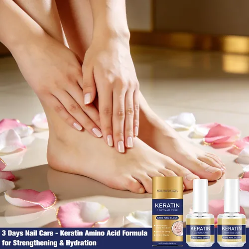 Miniatura 4 de 2 unidades de aceite de queratina para el cuidado de uñas, tratamiento hidratante para uñas fuertes y brillantes, aceite de cutícula de aloe vera