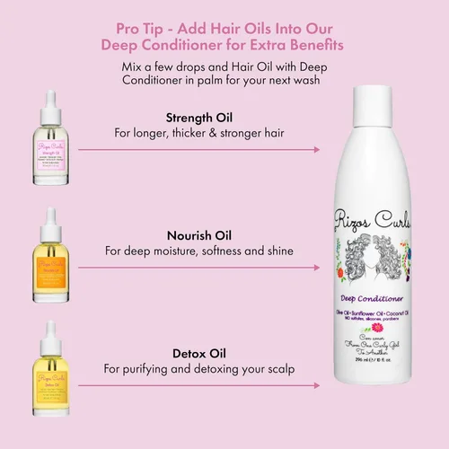 Miniatura 6 de Rizos Curls Aceite desintoxicante, desintoxica y equilibra el cuero cabelludo para reducir la acumulación y calmar la irritación, apoyar