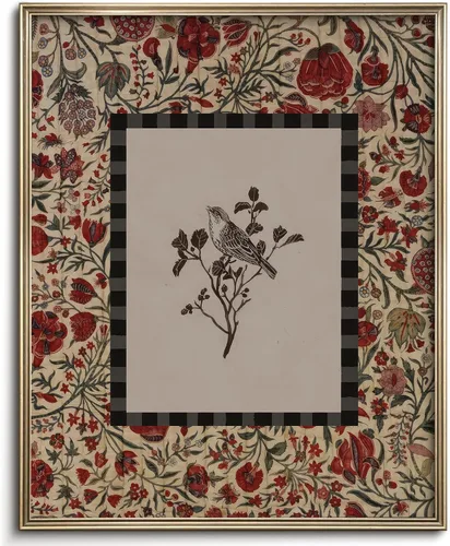 Miniatura 55 de Pintura vintage de paisaje de campo de flores silvestres, arte de pared de paisaje rural de granja, impresión artística de paisaje de jardín