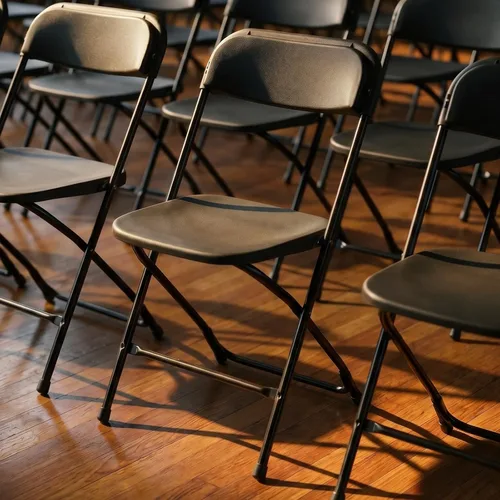 Miniatura 8 de Paquete de 10 sillas plegables, sillas de comedor plegables negras para bodas, fiestas, eventos, exteriores e interiores, sillas plegables