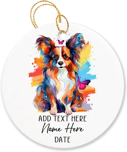 Miniatura 7 de Adorno personalizado de Chow Chow Chow de Navidad 2025, regalo de adorno de árbol de Navidad para amantes de los perros, adorno único de Navidad