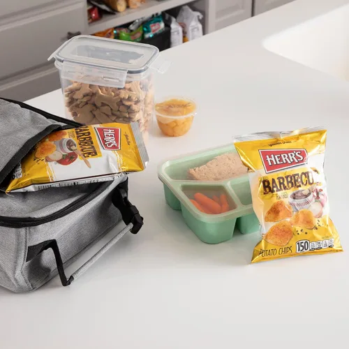 Miniatura 3 de Herr's Papas fritas para barbacoa, 1 onza (paquete de 42 bolsas) – Chips ahumados para barbacoa en bolsas tamaño aperitivo – Ideal para aperitivos