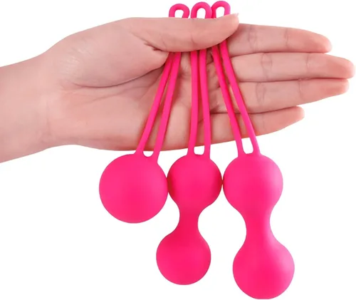 Miniatura 6 de Kegel - Juego de 3 piezas de entrenamiento muscular para suelo pélvico femenino, dispositivo de fortalecimiento del suelo pélvico, adecuado