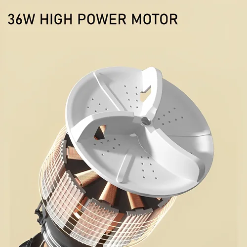 Miniatura 3 de Lavadora portátil, mini lavadora, lavadora plegable de gran capacidad mejorada de 11 litros. Limpieza profunda de ropa interior, ropa de bebé