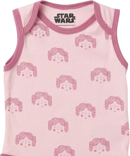 Miniatura 4 de Tienda Essentials Disney Star Wars Body de princesa sin mangas, paquete de 6