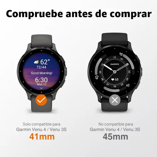 Miniatura 2 de LK 6 Pack para Garmin Venu 3s Protector de Pantalla 41mm - Protector de Pantalla de TPU Suave Auto-Reparable Anti-Arañazos para Garmin Venu 41mm
