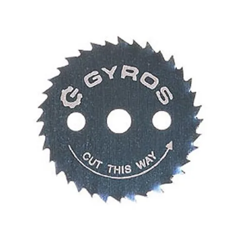 Miniatura 3 de Gyros Mini hoja de sierra circular, dientes gruesos de 1 ½ pulgadas de diámetro con 44 dientes por pulgada rápido para cortar plástico, maderas