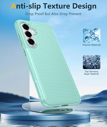 Miniatura 896 de FNTCASE Funda para iPhone 17 Pro: Fundas delgadas translúcidas de color azul claro compatibles con MagSafe, protección completa de la cámara