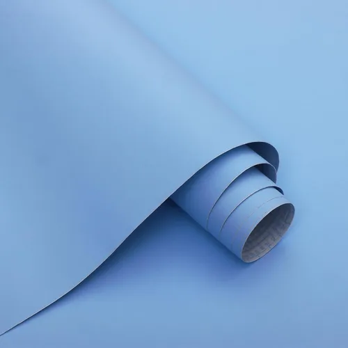 Miniatura 30 de Papel tapiz azul de 15.7 x 197 pulgadas para dormitorio, papel adhesivo azul para despegar y pegar, papel tapiz para baño, vinilo extraíble, Azul