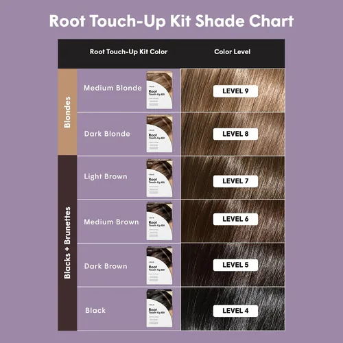 Miniatura 9 de dpHUE Kit de retoque de raíces, marrón medio - Tinte permanente para el cabello para cobertura de canas - Incluye dos aplicaciones - Sin parabenos