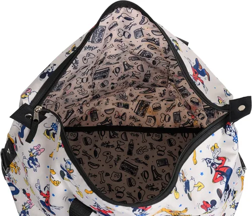 Miniatura 3 de Disney Bolsa de lona de Mickey Mouse Friends con estampado de fin de semana, Blanco sucio