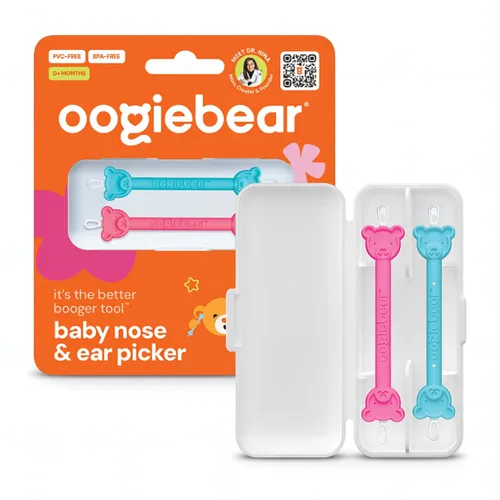 Miniatura 13 de Oogiebear – Limpiador de oídos y nariz para bebés, Paquete de 1 Azul