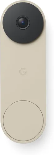 Miniatura 2 de Google Timbre Nest (cableado, 3ª generación), video 2K y géminis, vista en vivo, visión nocturna, audio bidireccional, funciona con Google Home, Lino