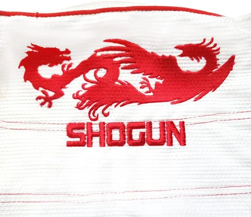 Miniatura 5 de SHOGUN Combate Jiu Jitsu Gi Elemental Premium 15.87 oz Pearl Weave Algodón BJJ