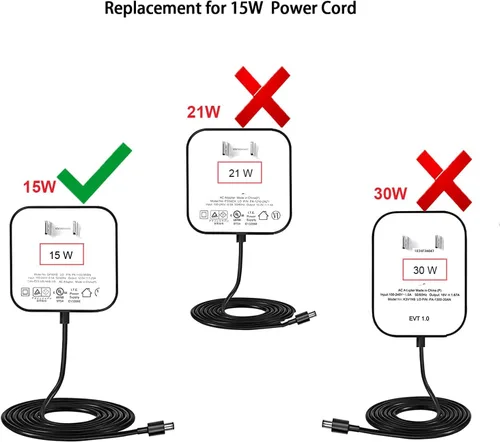 Miniatura 4 de Adaptador de corriente de 15 W para Echo Pop, Echo Spot, Echo Dot (3ª/4ª/5ª generación), Echo Dot con reloj (3ª/4ª/5ª generación), Echo Dot Kids