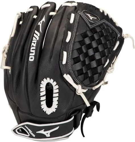 Miniatura 7 de Mizuno Prospect Select Fastpitch Serie de guantes de sóftbol Cuero de grano completo Patrones específicos femeninos Forro de palma Buttersoft