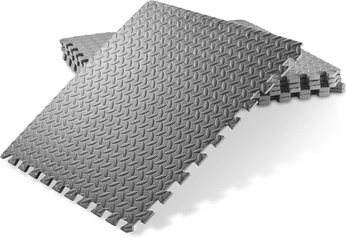 Miniatura 12 de Philosophy Gym Paquete de 30 tapetes de ejercicio – 24 x 24 pulgadas de goma de espuma entrelazada rompecabezas azulejos – negro
