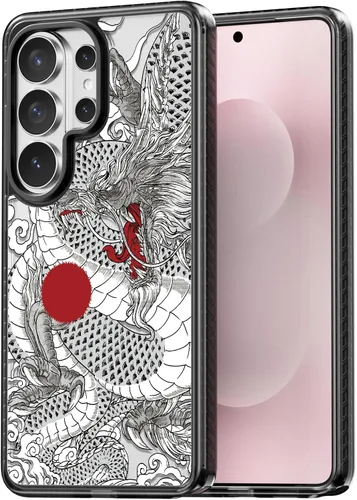 Miniatura 240 de Rosarnnah Funda compatible con Samsung Galaxy S24 Ultra, bonita estética, a la moda, divertida funda con estampado de gatito y gato, duradera a